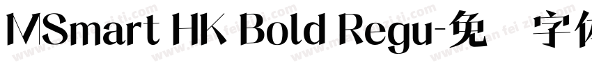 MSmart HK Bold Regu字体转换